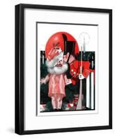 "Kewpie Doll Kiss,"December 27, 1924-Elbert Mcgran Jackson-Framed Giclee Print