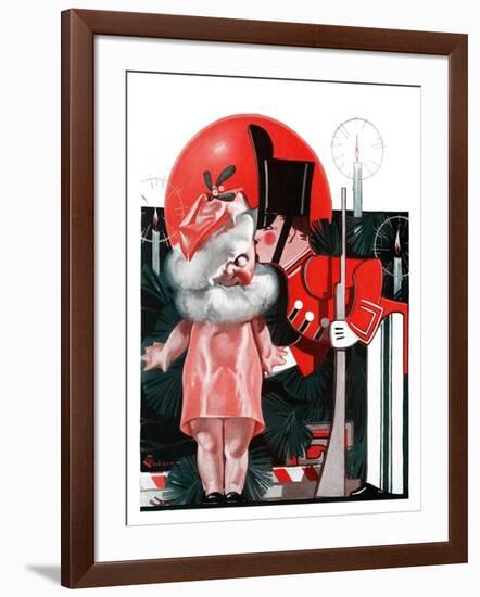 "Kewpie Doll Kiss,"December 27, 1924-Elbert Mcgran Jackson-Framed Giclee Print