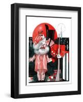 "Kewpie Doll Kiss,"December 27, 1924-Elbert Mcgran Jackson-Framed Premium Giclee Print