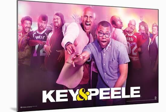 Key And Peele - Club-null-Mounted Poster