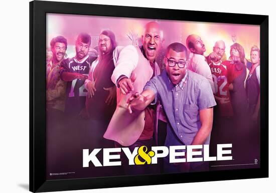 Key And Peele - Club-null-Framed Poster