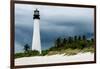 Key Biscayne Light House during a Tropical Storm - Miami - Florida-Philippe Hugonnard-Framed Photographic Print