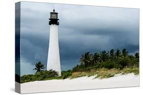 Key Biscayne Light House during a Tropical Storm - Miami - Florida-Philippe Hugonnard-Stretched Canvas