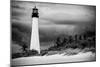 Key Biscayne Light House during a Tropical Storm - Miami - Florida-Philippe Hugonnard-Mounted Photographic Print