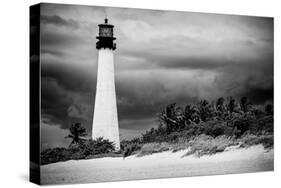 Key Biscayne Light House during a Tropical Storm - Miami - Florida-Philippe Hugonnard-Stretched Canvas