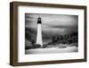 Key Biscayne Light House during a Tropical Storm - Miami - Florida-Philippe Hugonnard-Framed Photographic Print