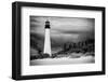 Key Biscayne Light House during a Tropical Storm - Miami - Florida-Philippe Hugonnard-Framed Photographic Print