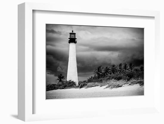 Key Biscayne Light House during a Tropical Storm - Miami - Florida-Philippe Hugonnard-Framed Photographic Print