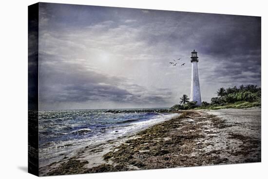 Key Biscayne Lighthouse-Barbara Simmons-Stretched Canvas