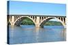 Key Bridge - Washington DC-Orhan-Stretched Canvas