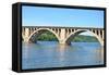 Key Bridge - Washington DC-Orhan-Framed Stretched Canvas