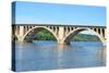 Key Bridge - Washington DC-Orhan-Stretched Canvas