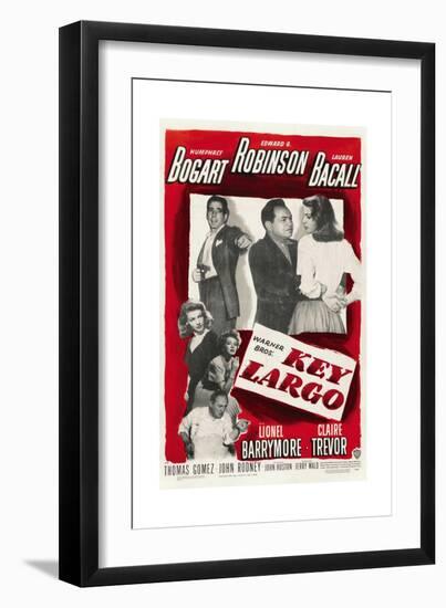 Key Largo, 1948, Directed by John Huston-null-Framed Premium Giclee Print