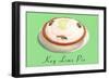 Key Lime Pie-null-Framed Art Print