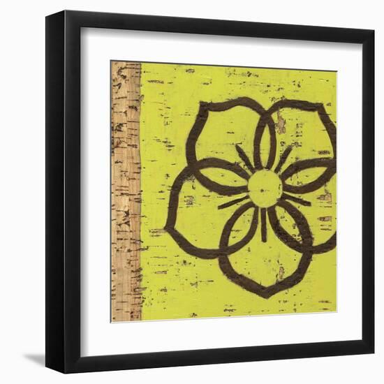 Key Lime Rosette I-Chariklia Zarris-Framed Art Print