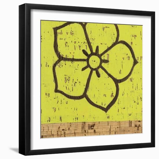 Key Lime Rosette IV-Chariklia Zarris-Framed Art Print