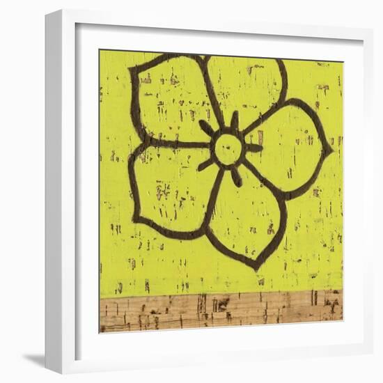 Key Lime Rosette IV-Chariklia Zarris-Framed Art Print