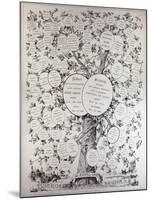 Key to Genealogical Tree, Showing the Descendants of Her Majesty Queen Victoria-null-Mounted Giclee Print