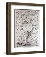 Key to Genealogical Tree, Showing the Descendants of Her Majesty Queen Victoria-null-Framed Giclee Print