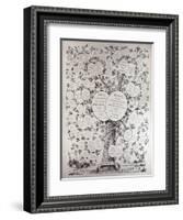 Key to Genealogical Tree, Showing the Descendants of Her Majesty Queen Victoria-null-Framed Giclee Print