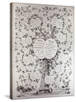 Key to Genealogical Tree, Showing the Descendants of Her Majesty Queen Victoria-null-Stretched Canvas