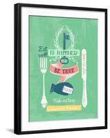 Key to Happiness-Bella Dos Santos-Framed Art Print