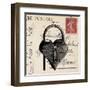 Key To My Heart II-Sabine Berg-Framed Art Print