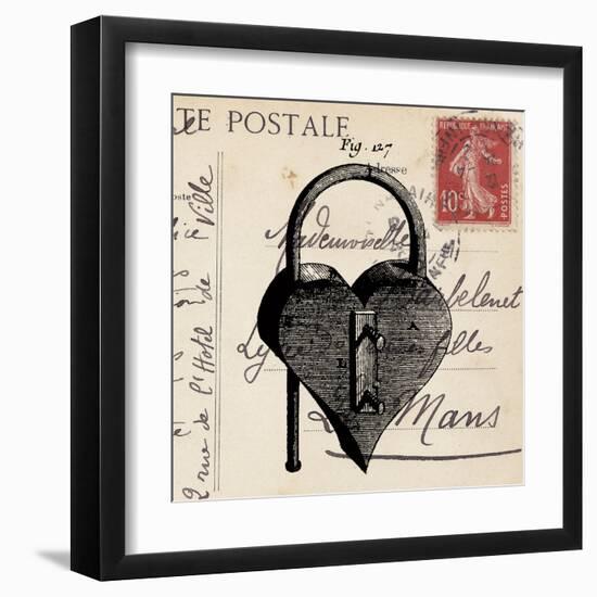 Key To My Heart II-Sabine Berg-Framed Art Print