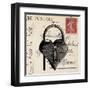 Key To My Heart II-Sabine Berg-Framed Art Print