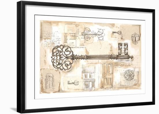 Key to the City-Jane Claire-Framed Art Print