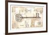 Key to the City-Jane Claire-Framed Art Print