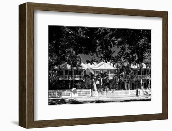 Key West Architecture - Heritage Structures in Old Town Key West - Florida-Philippe Hugonnard-Framed Photographic Print