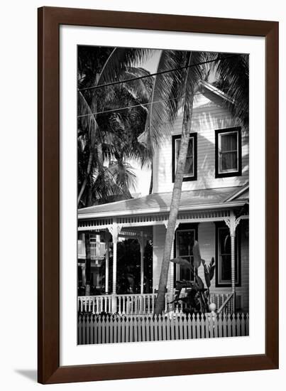 Key West Architecture - Heritage Structures in Old Town Key West - Florida-Philippe Hugonnard-Framed Photographic Print