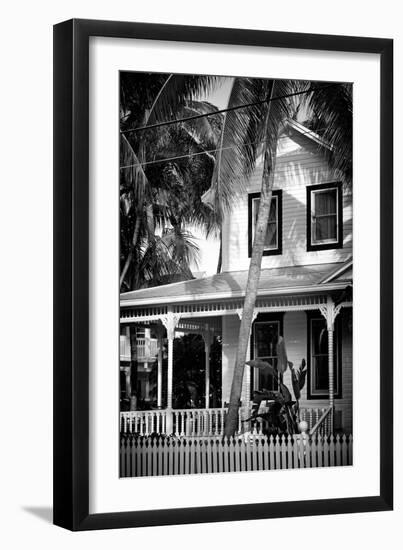 Key West Architecture - Heritage Structures in Old Town Key West - Florida-Philippe Hugonnard-Framed Photographic Print