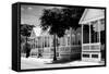 Key West Architecture - Heritage Structures in Old Town Key West - Florida-Philippe Hugonnard-Framed Stretched Canvas