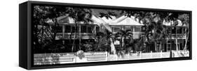 Key West Architecture - Heritage Structures in Old Town Key West - Florida-Philippe Hugonnard-Framed Stretched Canvas