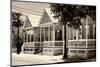 Key West Architecture - Heritage Structures in Old Town Key West - Florida-Philippe Hugonnard-Mounted Photographic Print