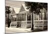 Key West Architecture - Heritage Structures in Old Town Key West - Florida-Philippe Hugonnard-Mounted Photographic Print