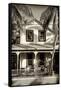 Key West Architecture - Heritage Structures in Old Town Key West - Florida-Philippe Hugonnard-Framed Stretched Canvas