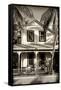 Key West Architecture - Heritage Structures in Old Town Key West - Florida-Philippe Hugonnard-Framed Stretched Canvas