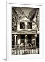 Key West Architecture - Heritage Structures in Old Town Key West - Florida-Philippe Hugonnard-Framed Photographic Print