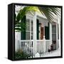 Key West Architecture - Heritage Structures in Old Town Key West - Florida-Philippe Hugonnard-Framed Stretched Canvas