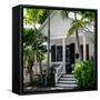 Key West Architecture - Heritage Structures in Old Town Key West - Florida-Philippe Hugonnard-Framed Stretched Canvas