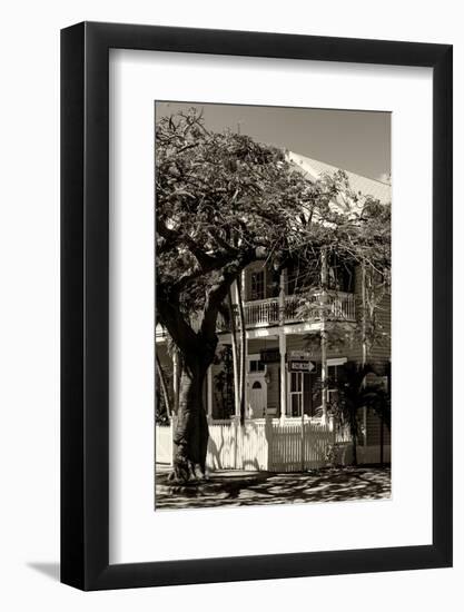 Key West Architecture - Heritage Structures in Old Town Key West - Florida-Philippe Hugonnard-Framed Photographic Print