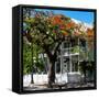 Key West Architecture - Heritage Structures in Old Town Key West - Florida-Philippe Hugonnard-Framed Stretched Canvas