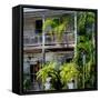 Key West Architecture - Heritage Structures in Old Town Key West - Florida-Philippe Hugonnard-Framed Stretched Canvas