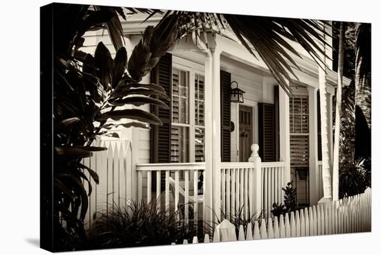 Key West Architecture - Heritage Structures in Old Town Key West - Florida-Philippe Hugonnard-Stretched Canvas