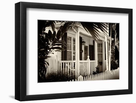 Key West Architecture - Heritage Structures in Old Town Key West - Florida-Philippe Hugonnard-Framed Photographic Print