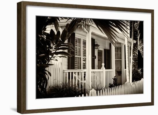 Key West Architecture - Heritage Structures in Old Town Key West - Florida-Philippe Hugonnard-Framed Photographic Print