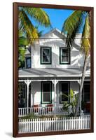 Key West Architecture - Heritage Structures in Old Town Key West - Florida-Philippe Hugonnard-Framed Photographic Print